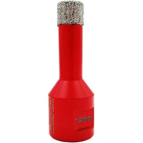 Forets Diamant 12mm Trépans de Forage avec Filetage M14 pour Perçage à sec en Porcelaine Carrelage Granit Marbre