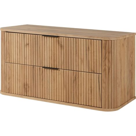 Mobile da bagno, Rovere Craft, maniglia nera, 41,5 x 100 x 51,7 cm (1/5)