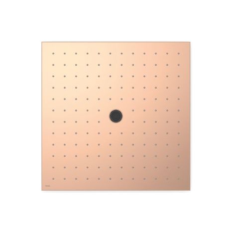 Pommeau de douche encastré au plafondAvec 2 types de jet Or Rose Mat 24K - TRES 13495102OPM