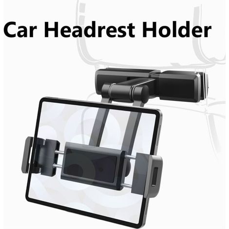 Support Tablette Voiture - Extensible Support de Tablette de siège de Voiture pour iPad/Samsung Galaxy Tabs/Amazon Kindle Fire HD et d'autres (1/5)