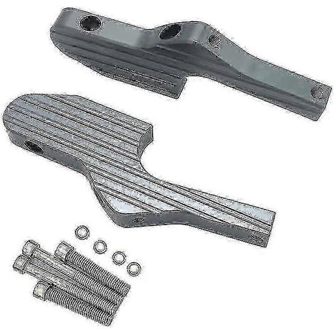 Footpegs For Vespa Gt Gts Gtv 60 125 200 250 300 300ie - Passenger Foot Peg Extensions Motorcycle Accessories( Titanium) (1/5)