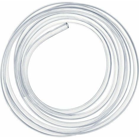 Tuyau Transparent de Pression 3 mètres, 10 × 12mm Tuyauterie Flexible Tube de PVC (1/4)
