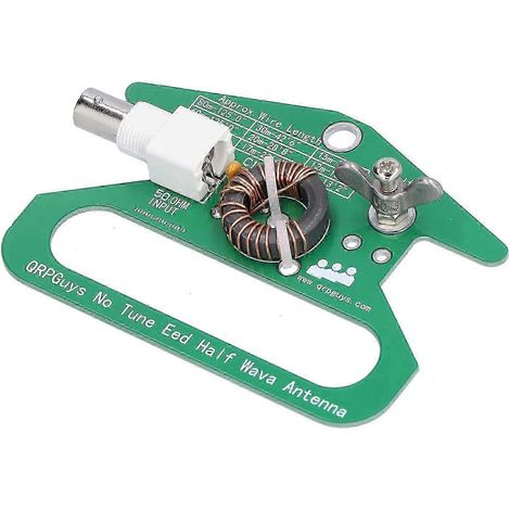 Antenne HalfWave Monofréquence Portable 50 Ohms, Sans Condensateur d'Accord, pour Réception de Signal (1/4)