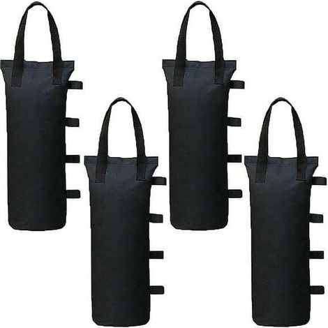 Lot de 4 Poids de Gazebo pour Tonnelle et Pavillon, Sac de Lestage Sable pour Jambes, Tentes Pare-Soleil, Parasol, (1/4)