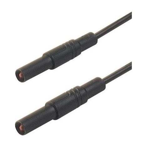 SKS Hirschmann MLS SIL GG 200/1 cordón de medida negro 2m