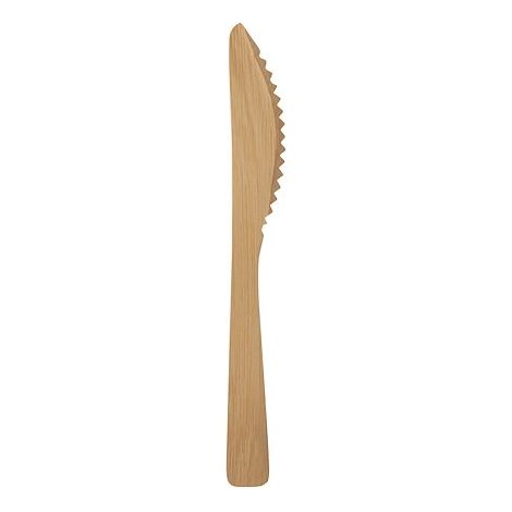Couteaux en bambou L 170 mm - Paquet de 100 - Maxiburo (1/3)