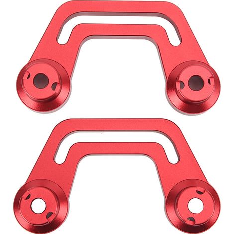 Jeffergarden Paire A Pillar Windshield Light Support de montage de remplacement pour Jeep Wrangler JL JLU 2018-2022 Rouge