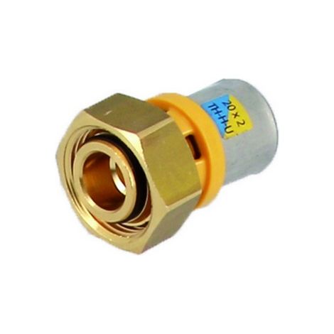 RACCORDO DIRITTO SEDE CONICA O-RING CON GIRELLO SOLO USO GAS Misura: 3/4" x 16