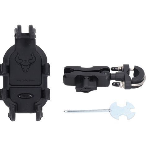 Support téléphone vélo forme U aluminium alliage amorti accessoire guidon moto VTT électrique (1/5)