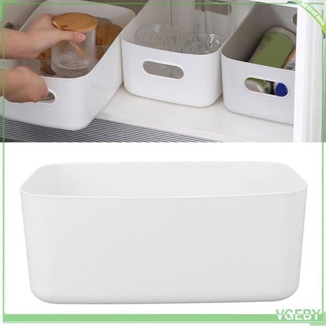 Panier de rangement - FAFEICY - Blanc - Grande capacité - Poignée pratique - PP durable (1/5)