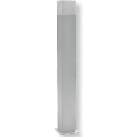 TrAdE Shop Traesio - Lampione Da Giardino Moderno 74 Cm Illuminazione Per Esterno Con Attacco E27 Ip44 740 - Bianco (1/5)