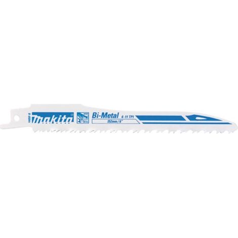 Makita Reciproblätter Säbelsägeblätter Sägeblätter Reciprosäge Säbelsäge Säge 5x B-05044 152mm (1/2)