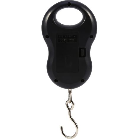 Balance électronique portable numérique LCD 50 kg/10 g à suspendre avec crochet à bagages