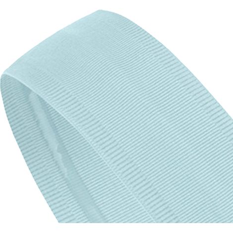 Bandeau de sport, antidérapant, respirant, doux, élastique, unisexe, idéal pour le fitness, le yoga, la course à pied et le sport. Bleu ciel. (1/5)