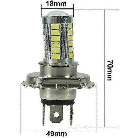 Phares LED H4 H8 H11 pour voitures, camions et motos, ampoules Canbus 12 V, 24 V, 36 V, super 4 W, feux de jour pour voiture, phares 12/24 volts SZRH AS