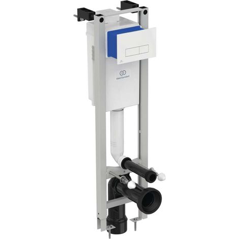 Ideal Standard ProSys - Vorwandinstallation ECO M für Wand-WC mit Betätigungsplatte, weiß E2332AC