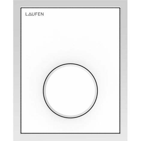 LAUFEN AU106 Plaque de commande INEO, pour urinoir, à fleur de (1/3)
