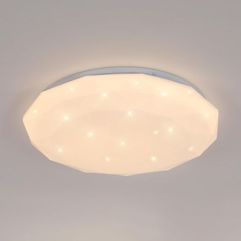 COMELY Plafonnier LED Diamant 24W - Lumière Chaude 3000K, Chambre Enfant, Cuisine, Couloir, Salle de Bain (1/5)