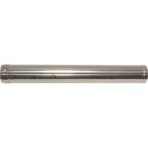 Vaillant Verlängerung 0020042754 80/125 mm, 1 m, für Fassadenverlegung, PP/Edelstahl (1/3)