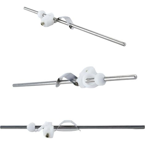 Basin Waste Lifting Rod with Plastic Ball Length 20cm Ball Diameter 1.2cm (1/2)