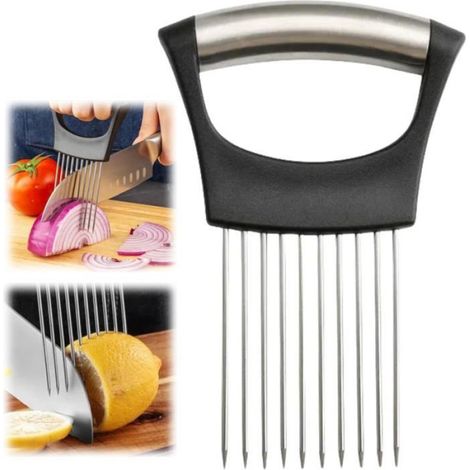 Trancheuse d'oignon et légumes - Ulisem - Acier inoxydable - Découpe précise - Ergonomique (1/5)