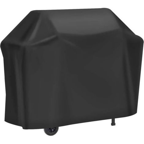 Housse de Gril - Oxford 210D Étanche Anti-Poussière - Pour Grill à Gaz - Dimensions 147 x 61 x 117 cm - Noir - 1 Pièce (1/4)