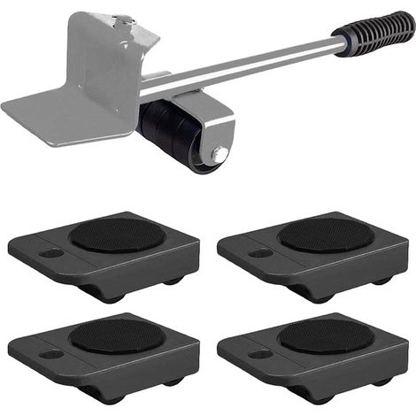Herramientas kinzo furniture mover set capacidad 600 kg palanca