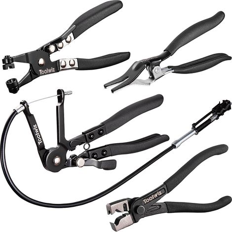 4 Lot Pince Collier Durite, Bande Plate et Fil Flexible (1/5)
