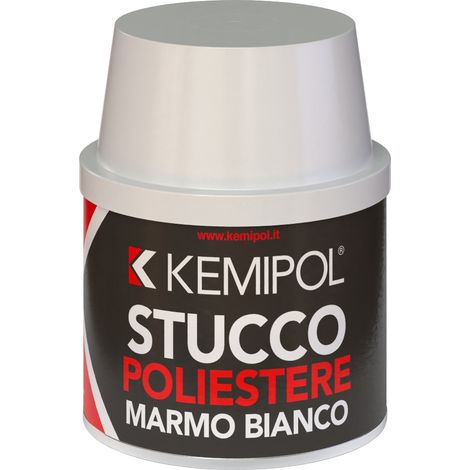 STUCCO POLIESTERE MARMO BIANCO 150 ML- 12,0 pz