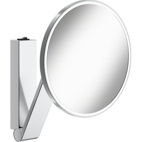 KEUCO iLookmove Kosmetikspiegel, beleuchtet, rund, mit (1/2)