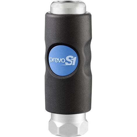 Raccord rapide de sécurité PREVOST, Filetage vers Femelle G 3/4 Femelle 3/4pouces ISO B11 en Corps Composite ( Prix pour 1 )