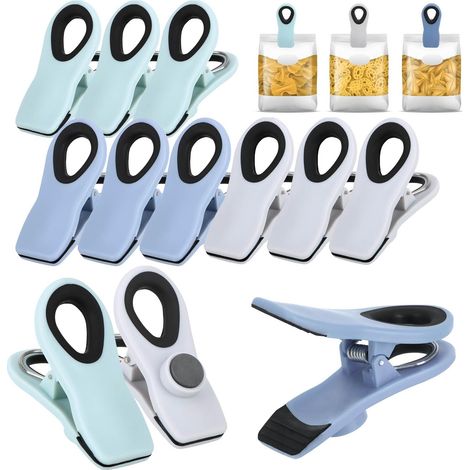 Clips de fermeture pour sacs - clips pour sacs pour fermer et conserver au frais - clips de fermeture en plastique avec petit aimant