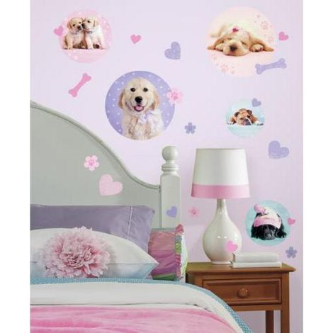 MIGNONS CHIOTS - Stickers repositionnables de chiots mignons (1/3)
