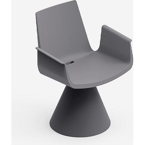Sedia da giardino con braccioli moderno Lira 61,5x59x82 - Ferro (1/3)