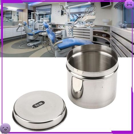 AUCUNE Récipient en coton en acier inoxydable Boîtes de tri en acier inoxydable, rangement d'outils, commode parapharmacie membres (1/5)