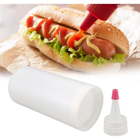 Accessoires pour distributeur de sauce, presse-sauce, distributeur de sauce tomate, bouteille de vinaigrette, récipient à sauce (1/5)