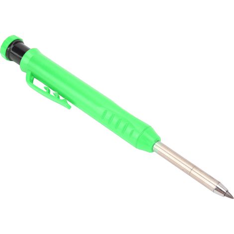 Mechanischer Zimmermannsbleistift mit Anspitzer, Tieflochbleistift für Metall und Kunststoff, Grün (1/5)