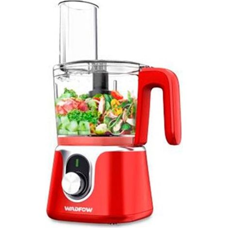 Procesador Alimentos Inalambrico 200W/1.25L WADFOW - Rojo, WADFOW