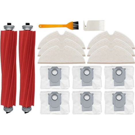 Brosse Principale - Chiffon Nettoyage - Sac À Poussière - Pour Roborock Q7 Max Q7 Max+ T8 - Kit Accessoires Robot Aspirateur - 2 Pièces (1/4)