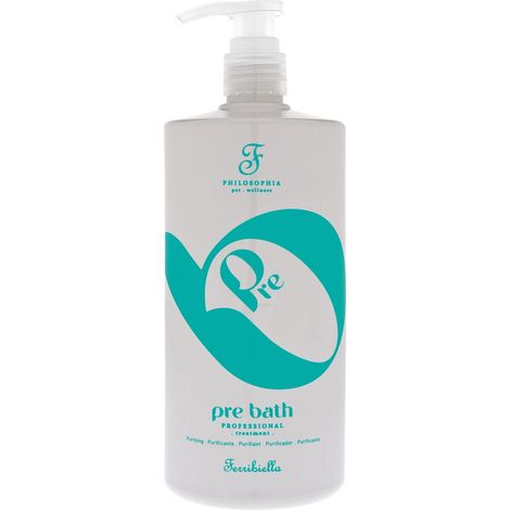 Trattamento Pre Bath deterge e purifica in profondità ad azione idratante e ristrutturante per cani 1 l