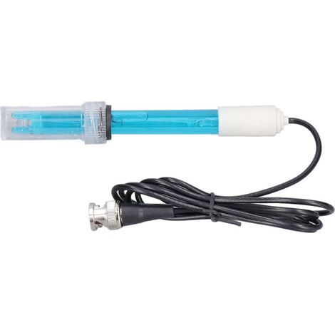 Électrode de mesure du pH avec connecteur BNC – Sonde combinée de laboratoire pour tests de qualité de l’eau