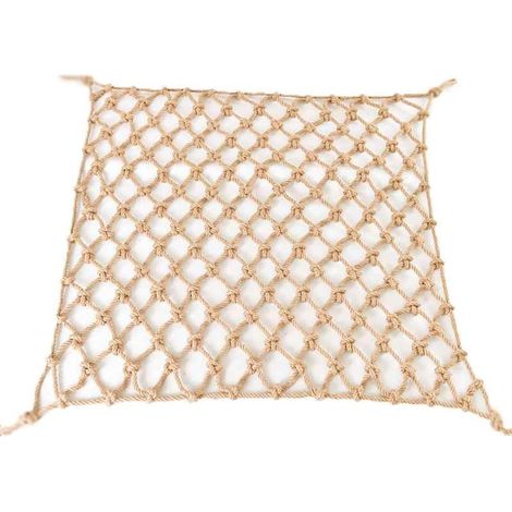Seilnetz, Spielplatz-Sicherheitsnetz, 6 cm Maschenweite, 4 mm Seilstärke, (Größe: 1 x 4 m) Planen und Netze für Anhänger (1/5)
