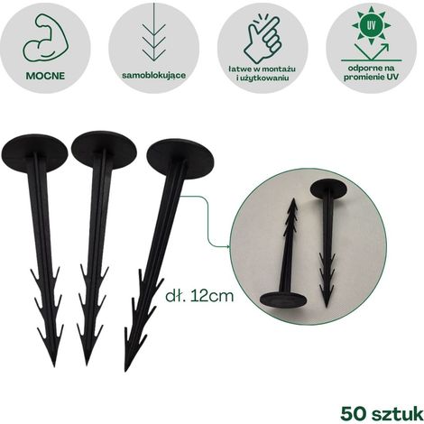 Petites épingles agrotextiles, 50 pièces (1/2)
