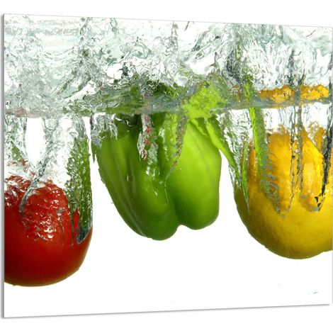 Panneau de verre POUR la cuisine 65x60 Paprika (1/5)