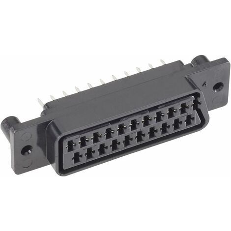 Péritel/Scart embase femelle, verticale TRU COMPONENTS 1578891 noir 1 pc(s) (1/4)