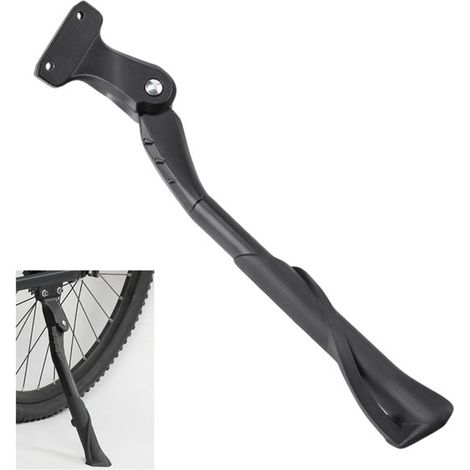 Béquille de vélo - Béquille latérale - Stabilisateur - Longueur réglable - 61-74 cm - Noir (1/5)