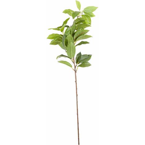Laurel Leaf Spray Artificial Plant - Fabric/Plastic - L8 x W8 x H60 cm - Green