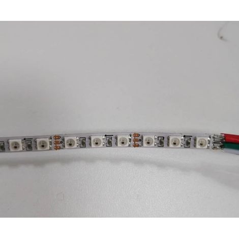 Bande lumineuse LED WS2812B 3535 120 LED, 5V, bande lumineuse flexible de 5 mm de large (à changement de couleur).