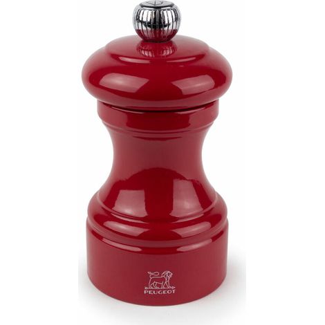 Peugeot Bistro Pfeffermühle 10 cm Passionsrot lackiert Holz (1/5)