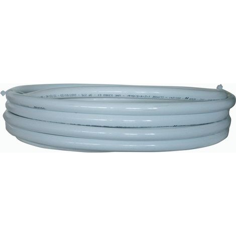 Tube multicouche 16mm – Longueur 25m – Barrière anti-oxygène – Résistance jusqu'à 10 bar – Pour circuits de chauffage et eau potable – Quick Plomberie (1/2)